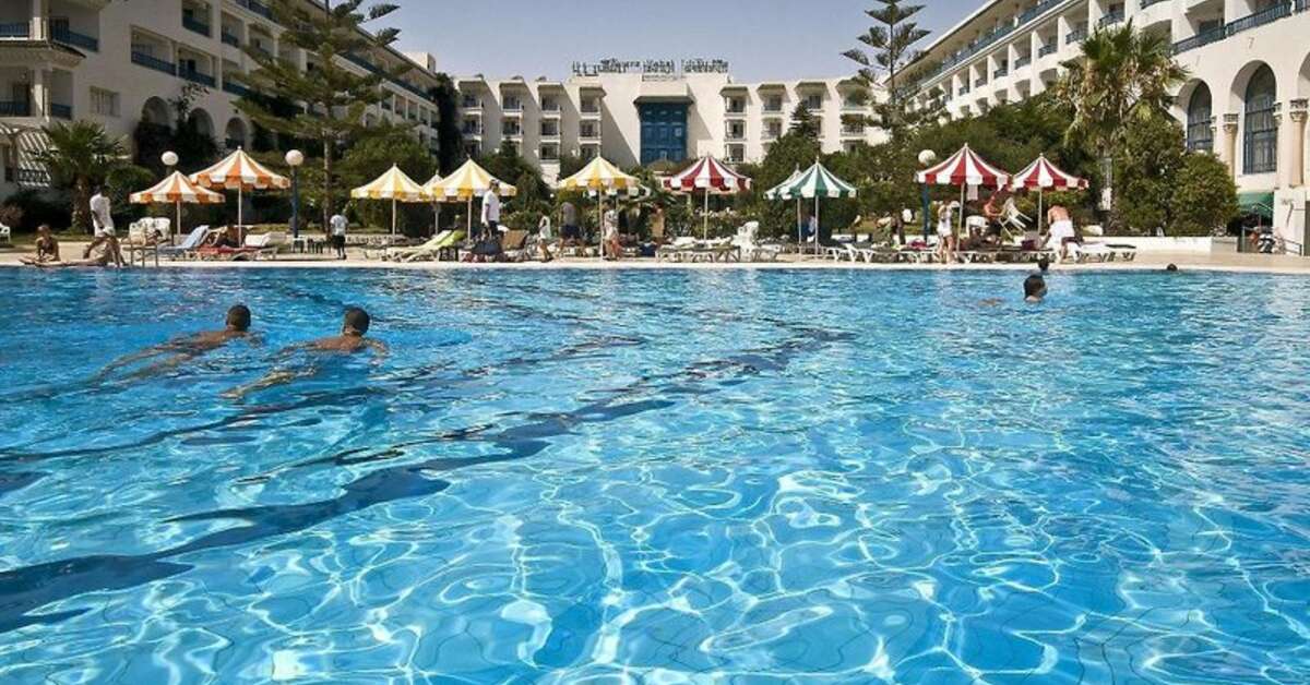 Ein Foto vom Pool im Riviera Resort
