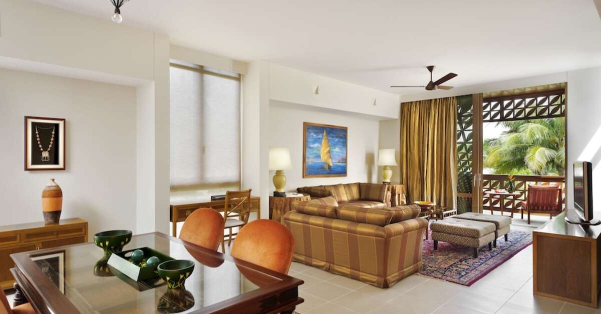 Een foto van het interieur van Melia Zanzibar