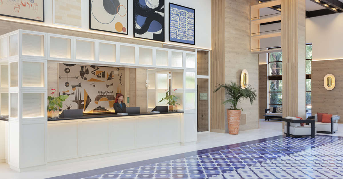 Een foto van het interieur van H10 Salauris Palace