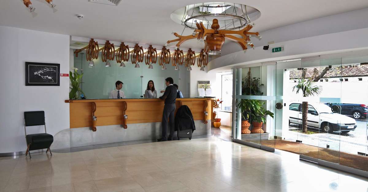 Een foto van het interieur van Hotel Ponta Delgada
