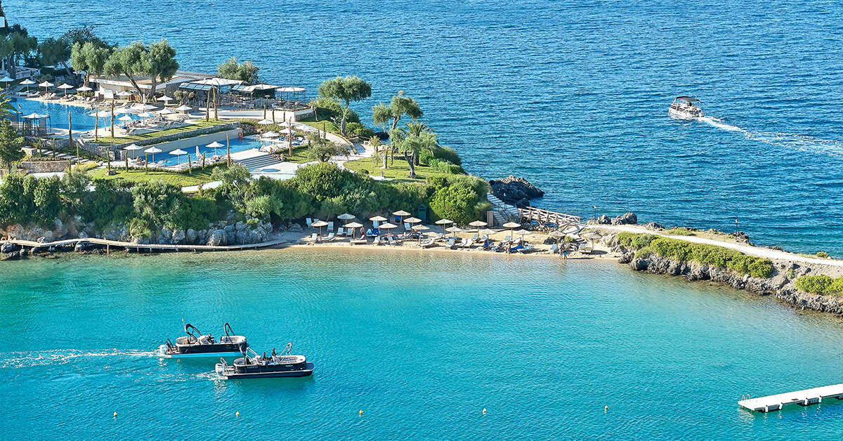 Een foto van het zwembad bij Corfu Imperial Grecotel Beach Luxe Resort
