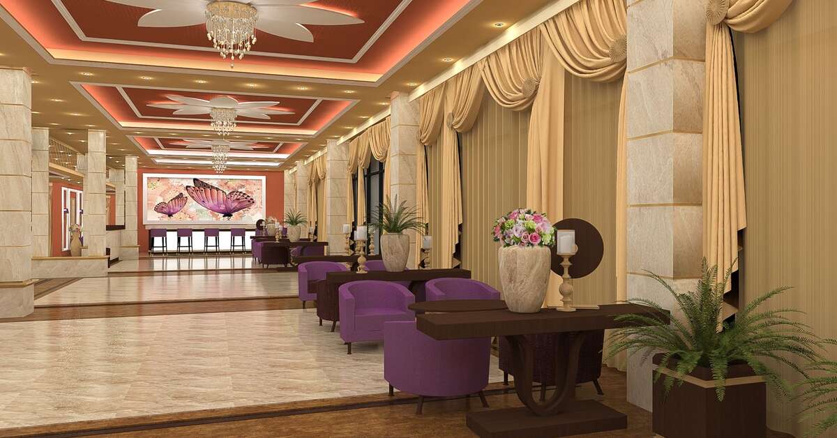 Een foto van het interieur van Europe Hotel & Casino