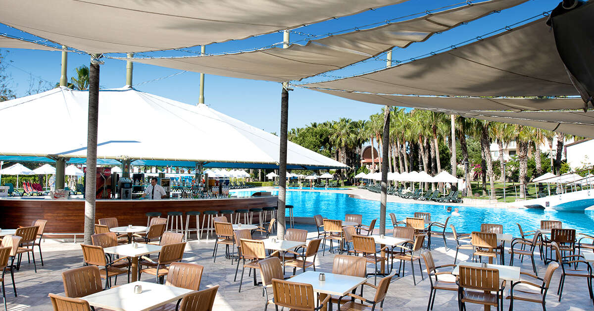Ein Foto von der Terrasse im Arum Barut Collection