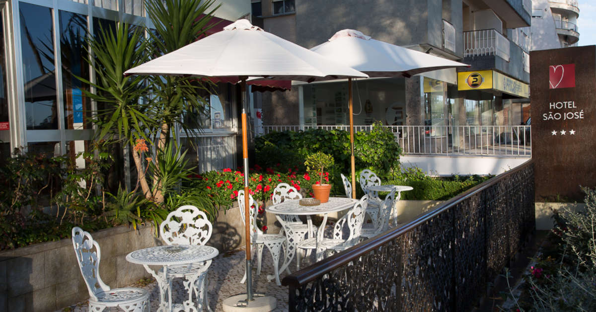 Een foto van het terras bij Hotel Sao Jose