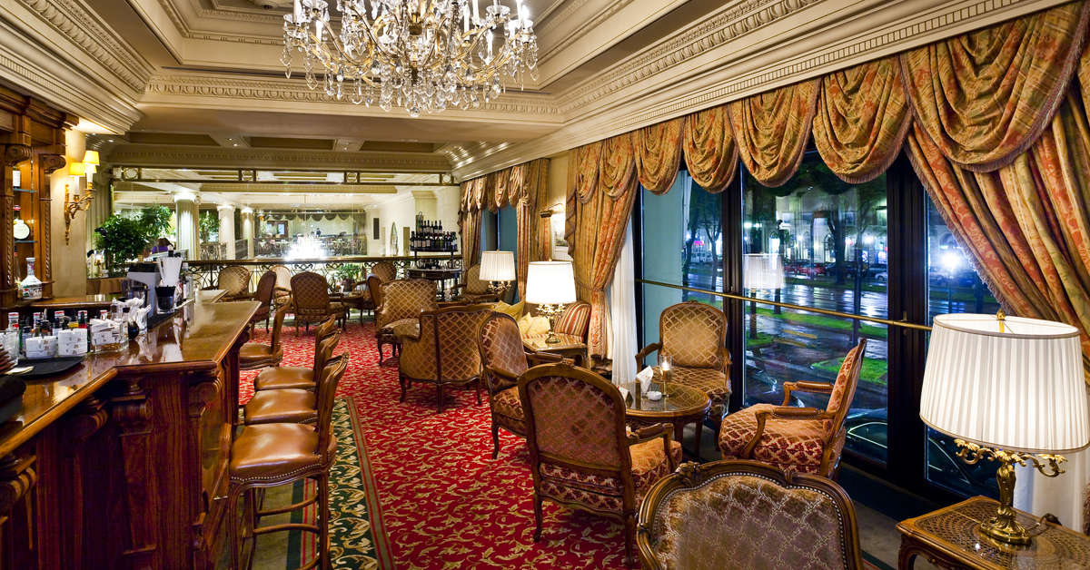 Een foto van de faciliteiten bij Grand Hotel Wien