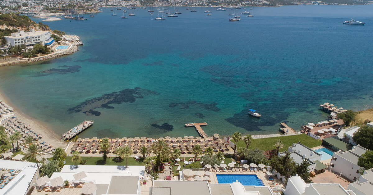 Een foto van het zwembad bij Agaya Bodrum