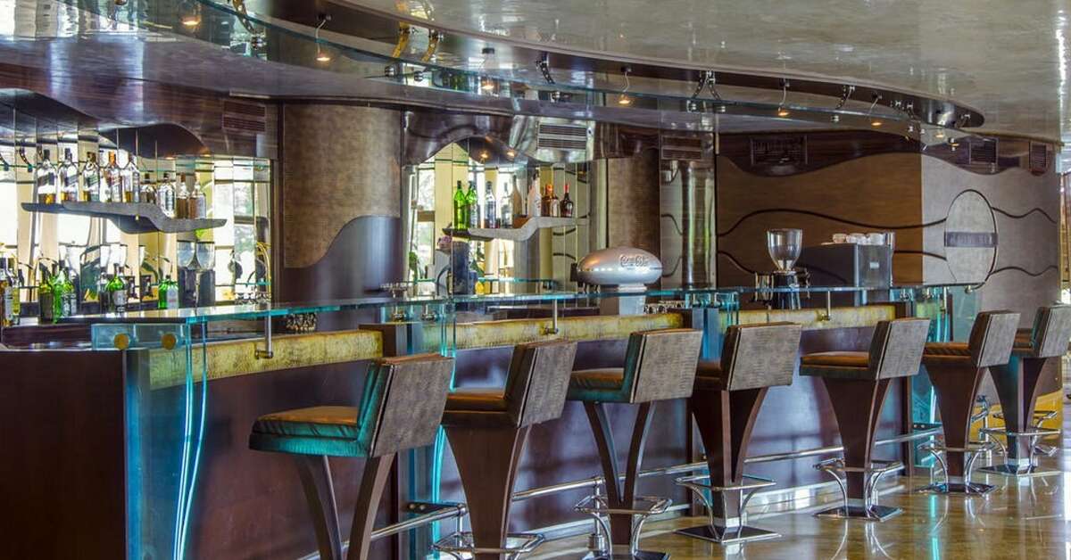 Een foto van het interieur van Hotel Admiral