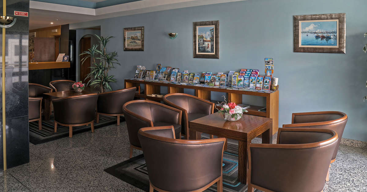 Een foto van het interieur van Paladim & Alagoa Mar Hotels