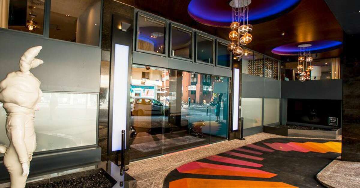 Een foto van het interieur van NYX Hotel Madrid