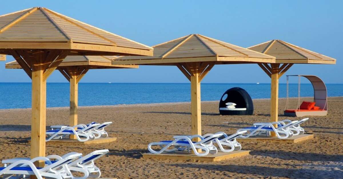 Ein Foto vom Strand beim Tropitel Sahl Hasheesh