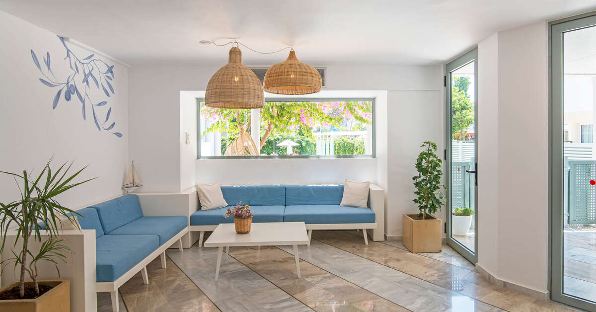 Een foto van het interieur van Alia Beach Hotel