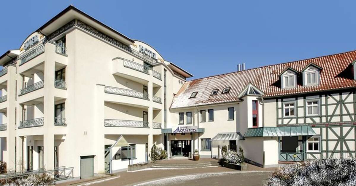 Een foto van de buitenkant van Göbel's Hotel AquaVita