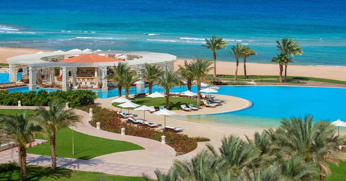 Ein Foto vom Pool im Baron Palace Resort