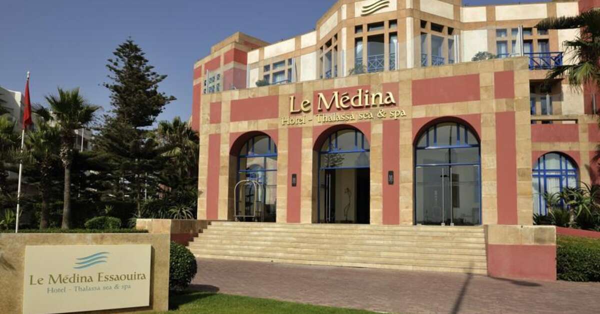 Een foto van de buitenkant van Le Medina Essaouira Thalassa Sea & Spa - MGallery Collection