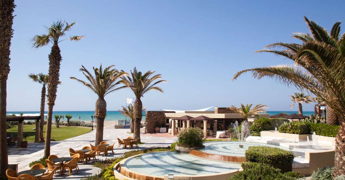 Een foto van het zwembad bij Aquila Rithymna Beach