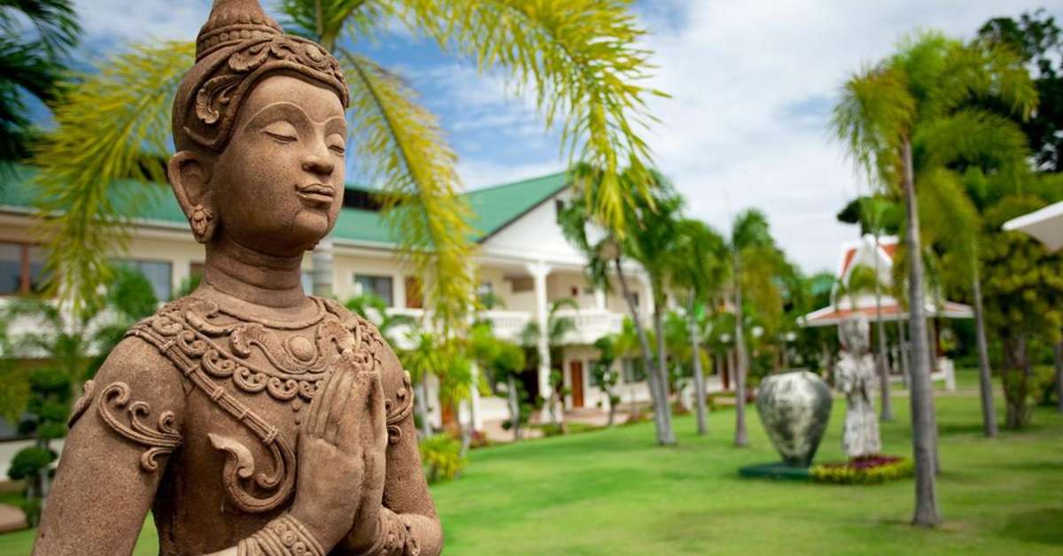 Ein Foto von der Außenansicht des Thai Garden Resort