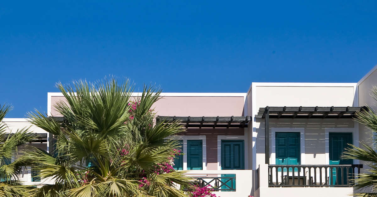 Ein Foto von der Außenansicht des Rose Bay Hotel