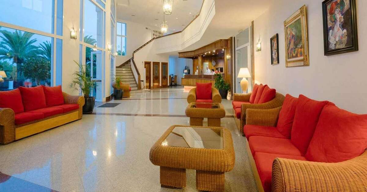 Een foto van het interieur van Relaxia Olivina Lanzarote