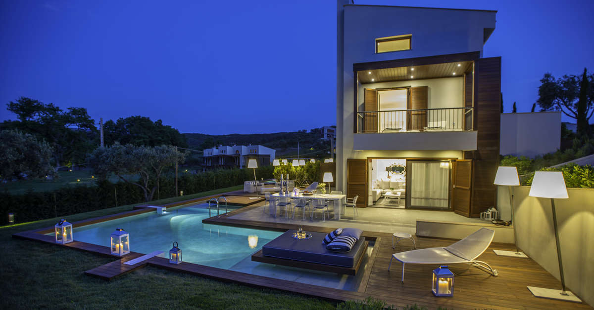 Een foto van het zwembad bij Avaton Luxury Villas Resort
