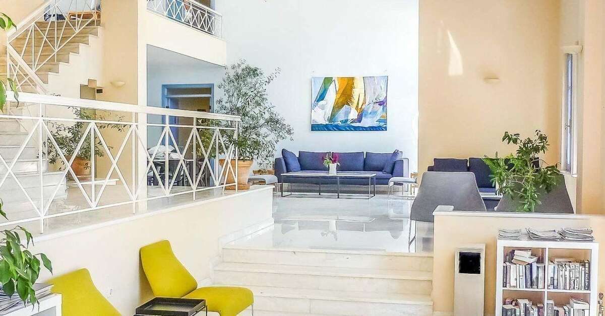 Een foto van het interieur van Armonia Bay Hotel