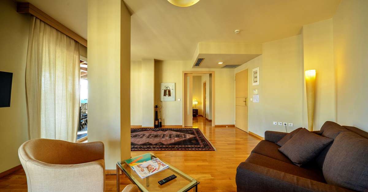 Een foto van het interieur van Astoria Hotel Thessaloniki