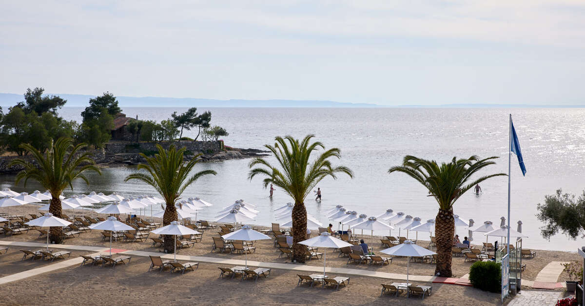 Een foto van het strand bij Anthemus Sea Beach Hotel & Spa