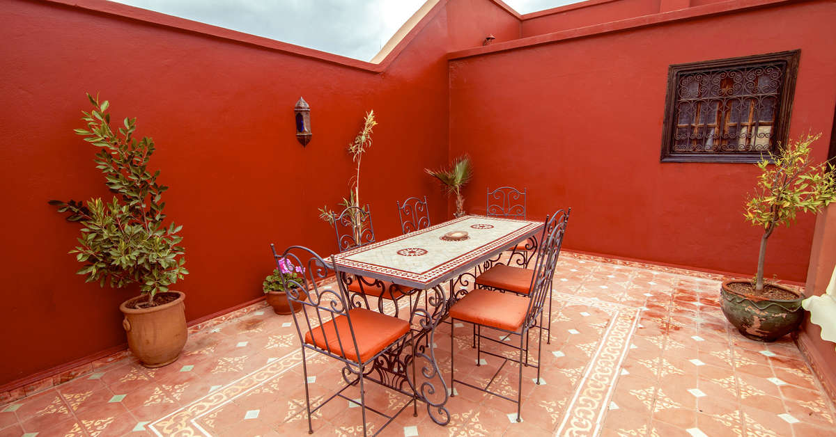 Een foto van de faciliteiten bij Riad Errabii