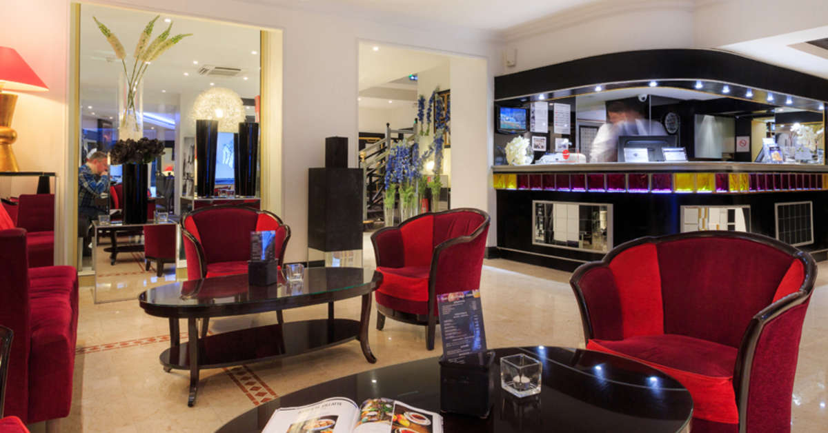 Ein Foto von den Einrichtungen im Best Western Plus Hotel Massena Nice