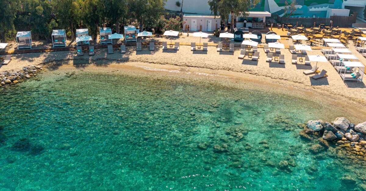 Een foto van het strand bij Angsana Corfu Resort & Spa