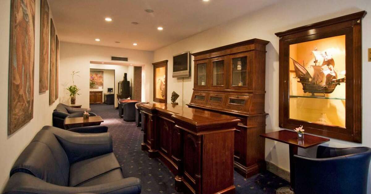 Een foto van het interieur van Hotel Diplomatic