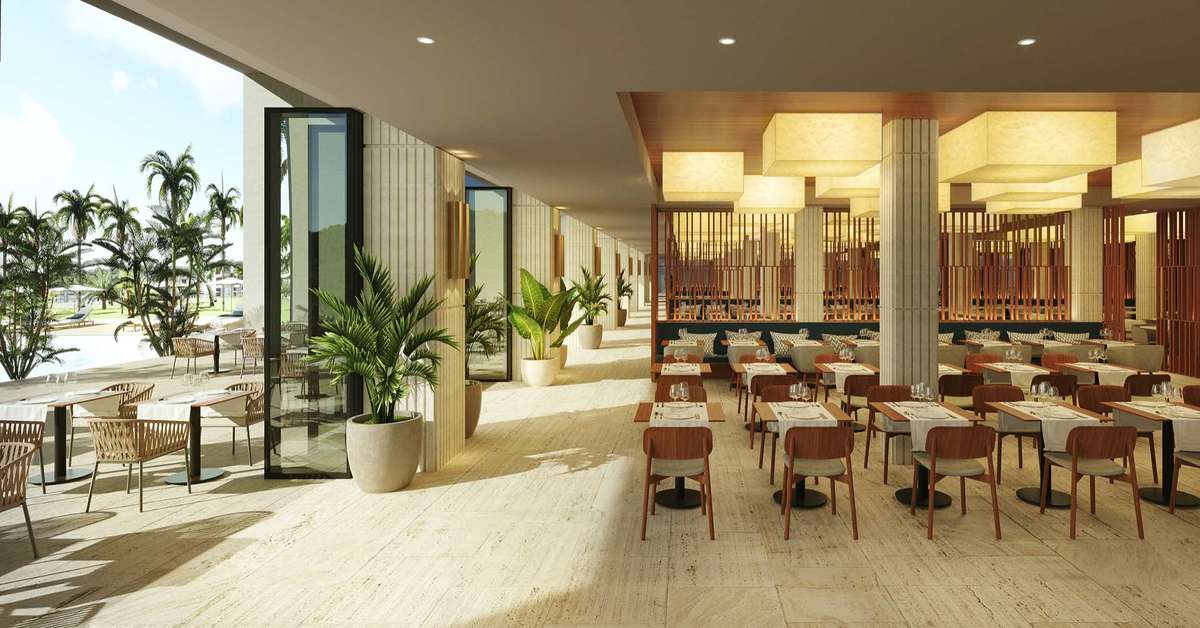 Ein Foto von den Einrichtungen im Live Aqua Beach Resort Punta Cana