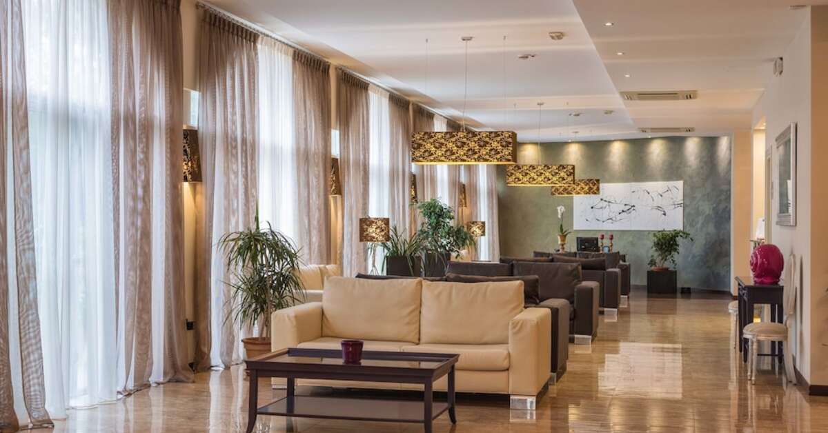 Een foto van het interieur van Hotel Foryou