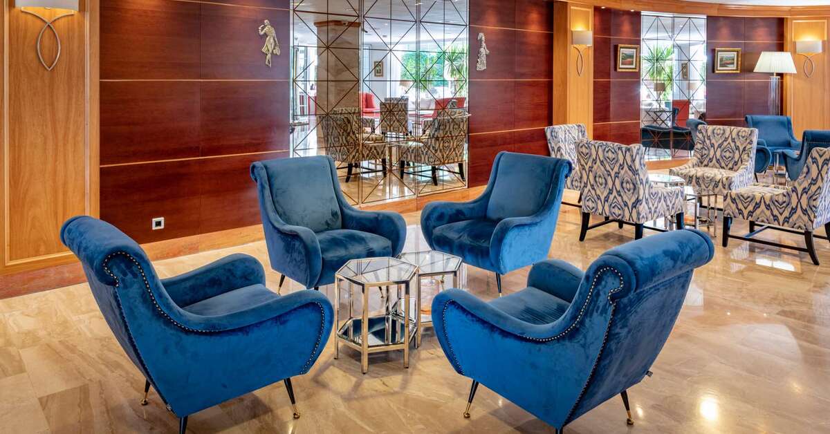 Een foto van het interieur van Hotel Las Vegas