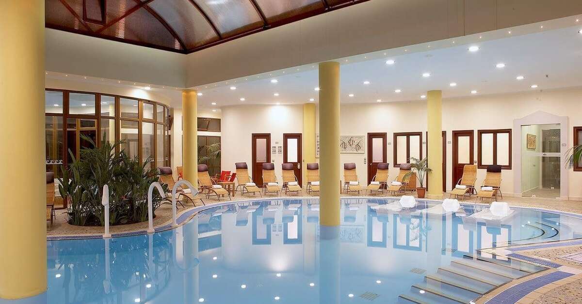 Een foto van het zwembad bij Atrium Palace Thalasso Spa Resort & Villas
