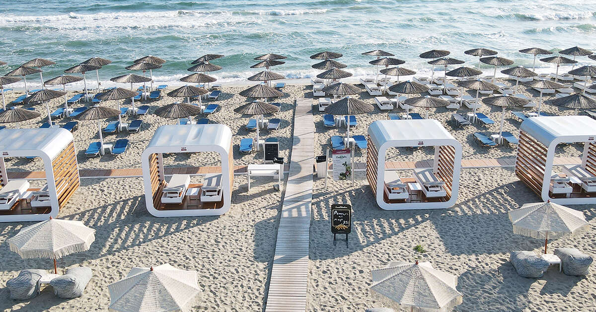 Een foto van het strand bij Evilion Sea & Sun Hotel