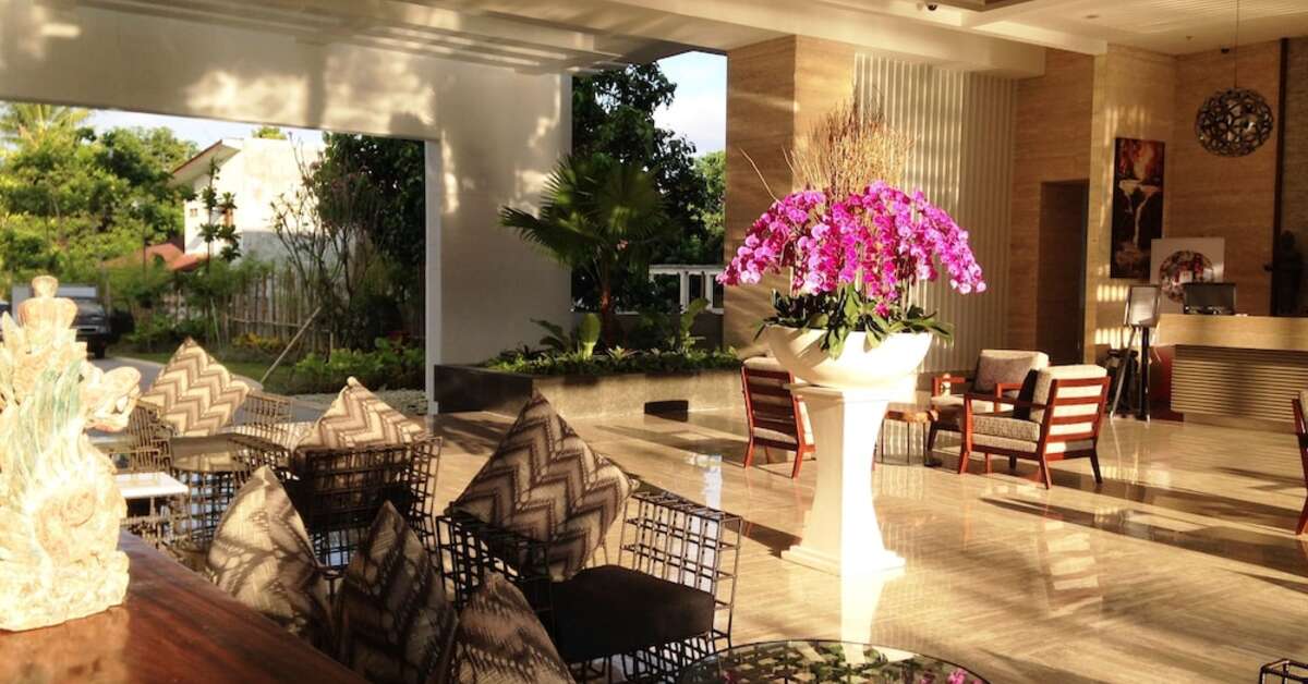 Een foto van het interieur van Sanur Resort Watujimbar