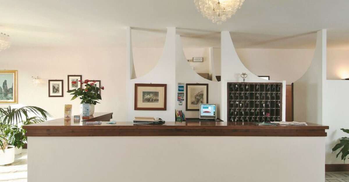 Een foto van het interieur van Hotel Piccolo Paradiso
