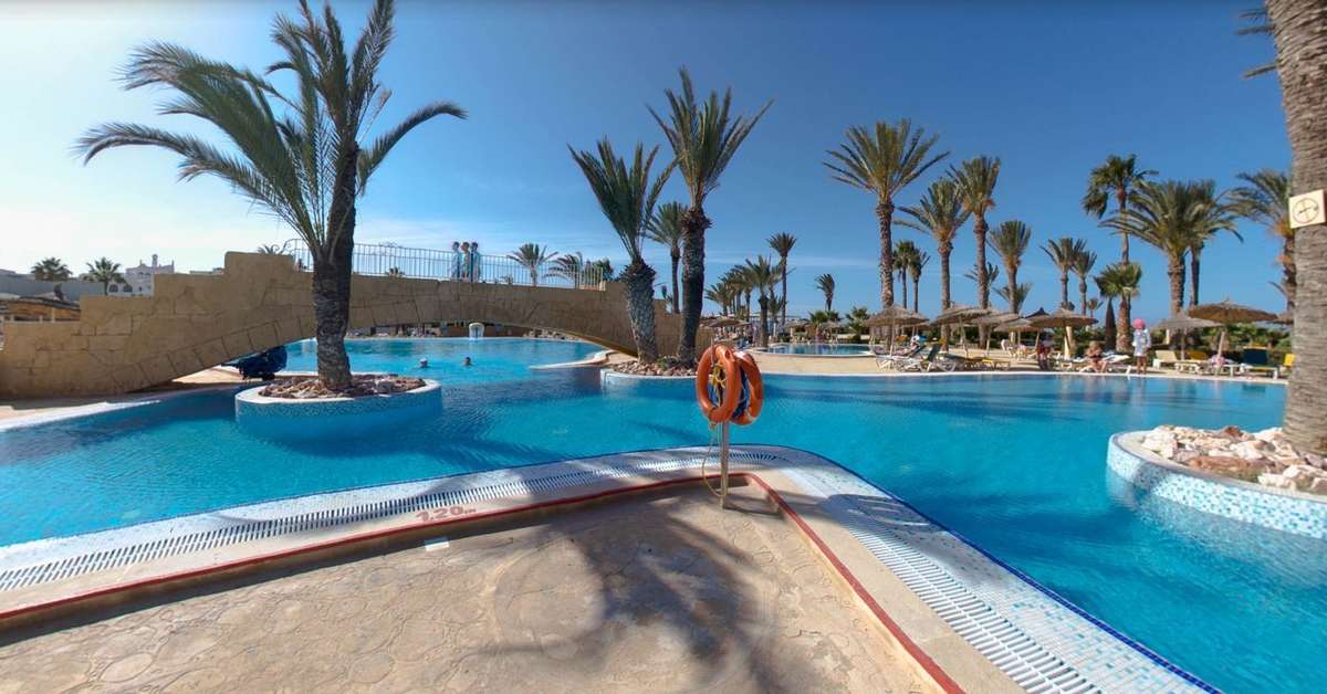 Een foto van het zwembad bij Houda Golf & Beach Resort