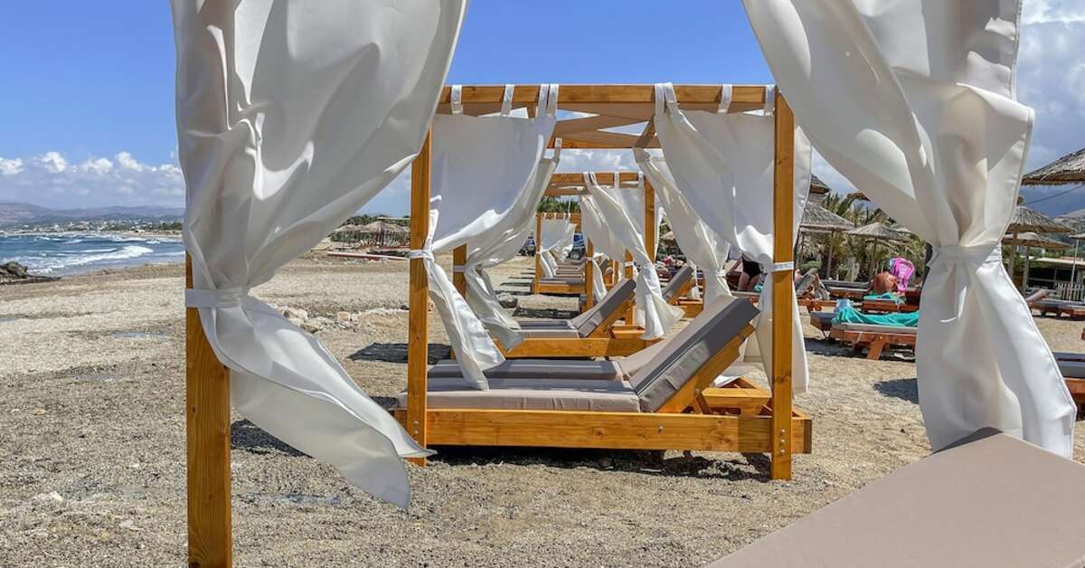 Een foto van het strand bij Mare Blue & Suites
