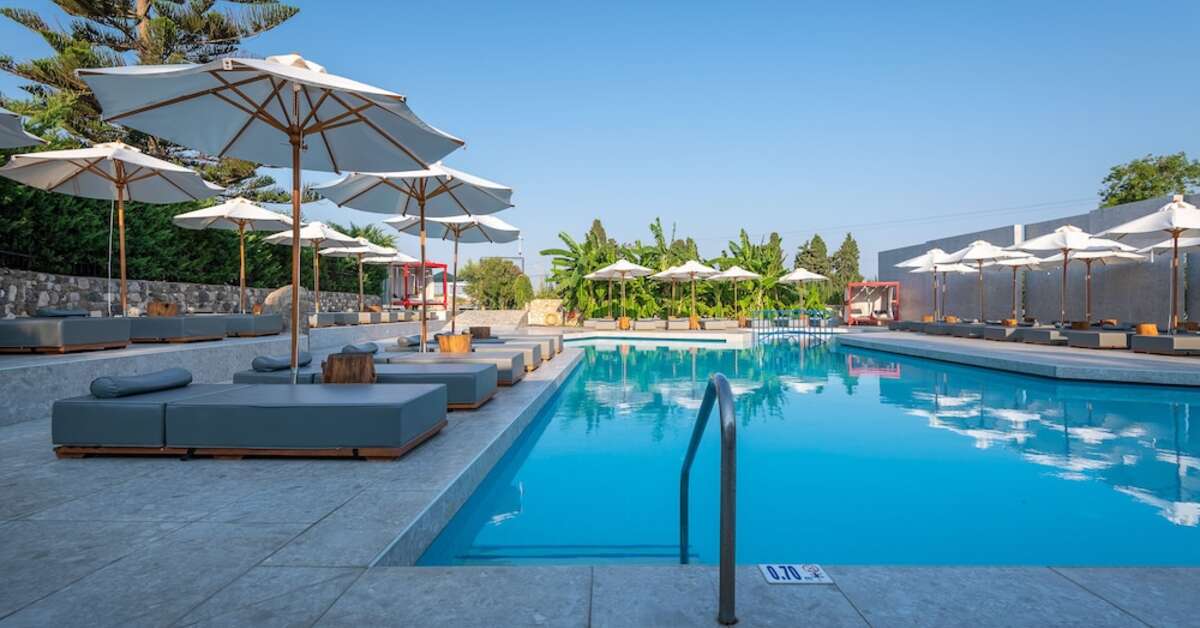 Ein Foto vom Pool im Diamond Boutique Hotel
