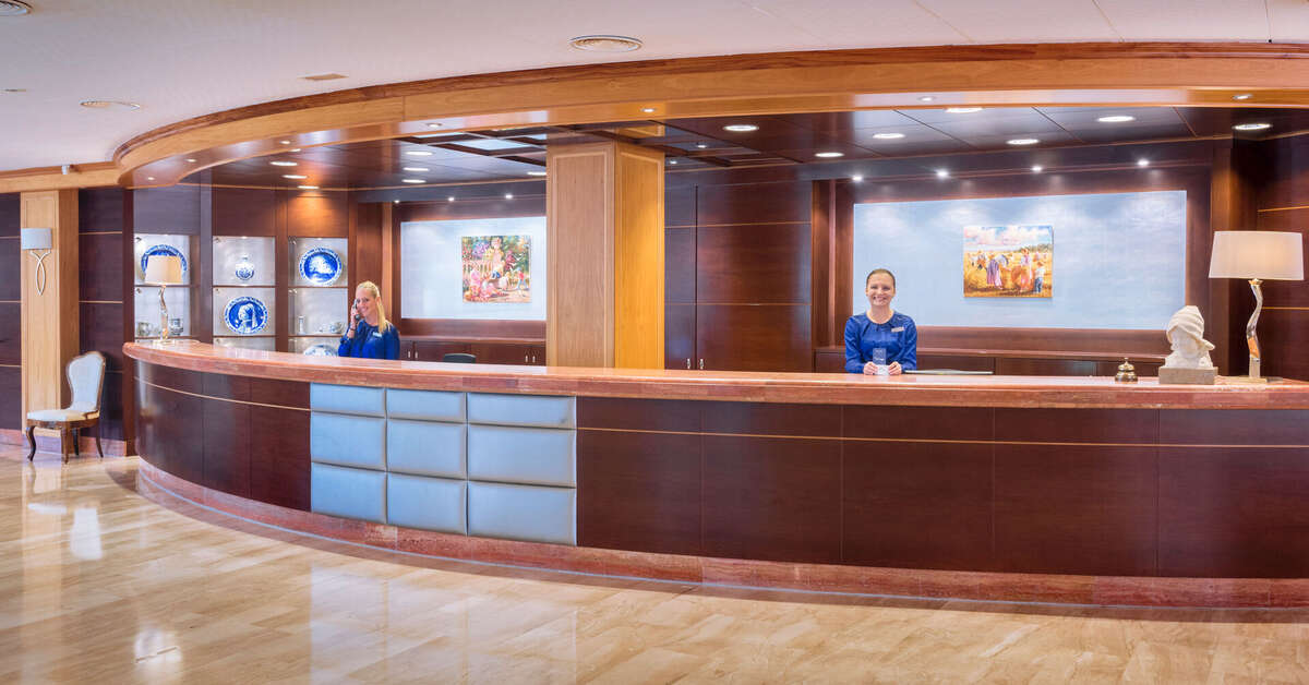 Een foto van het interieur van Hotel Las Vegas