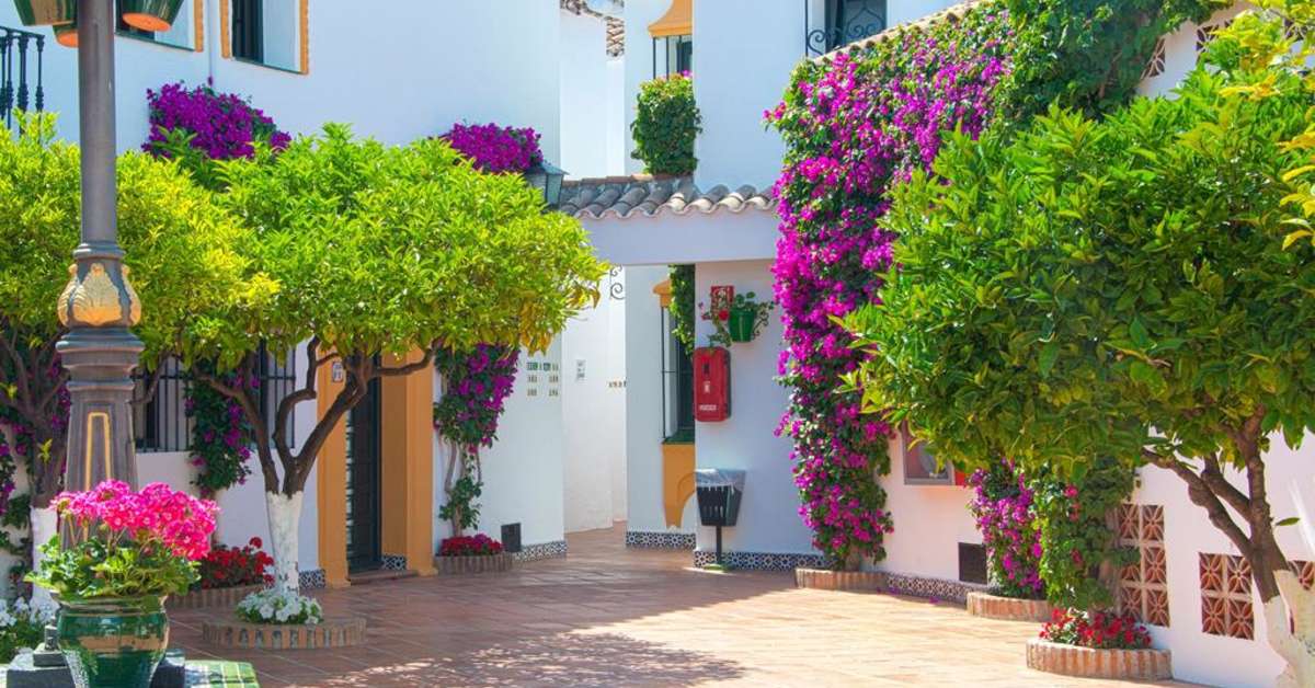 Een foto van de buitenkant van Globales Pueblo Andaluz