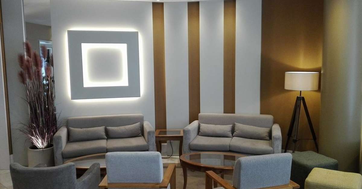 Een foto van het interieur van Hotel Windsor