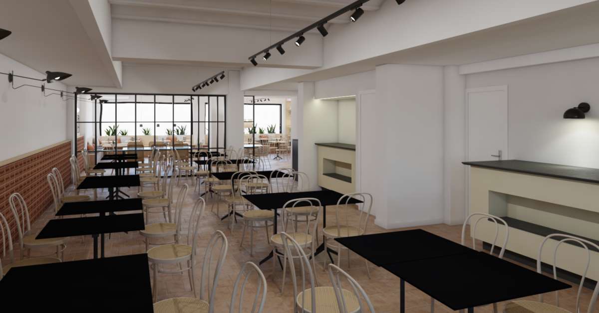 Een foto van de faciliteiten bij Hotel GHT Miratge