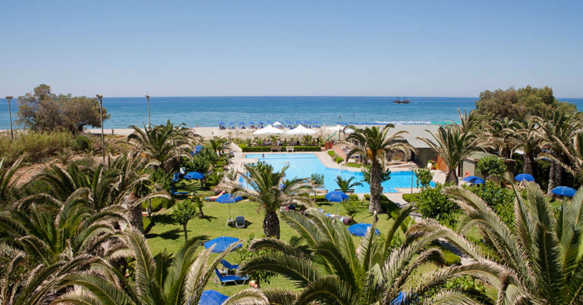 Een foto van het zwembad bij Marino's Beach Appartementen