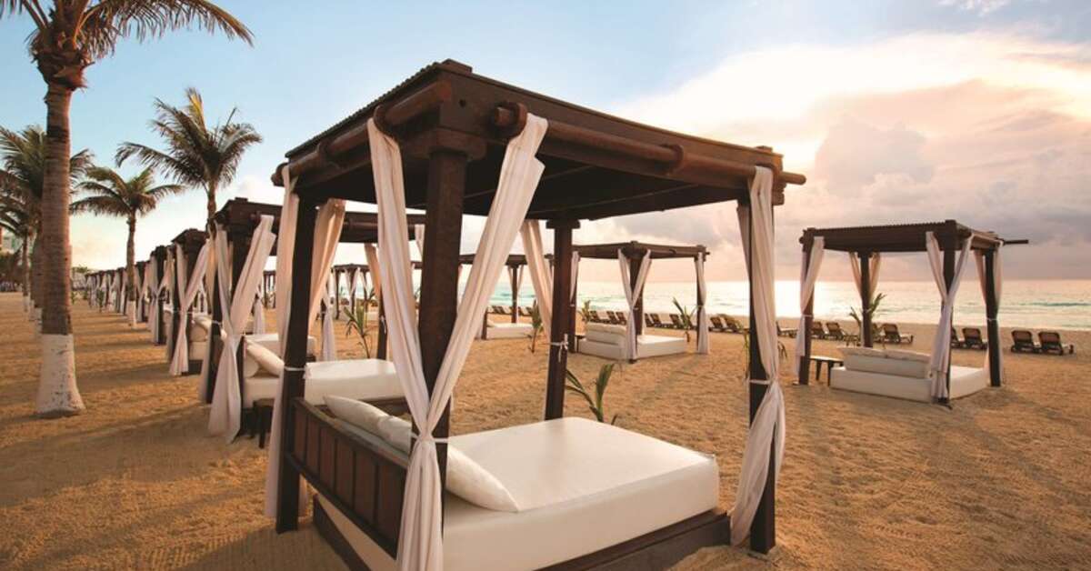 Ein Foto vom Strand beim Hyatt Zilara Cancun