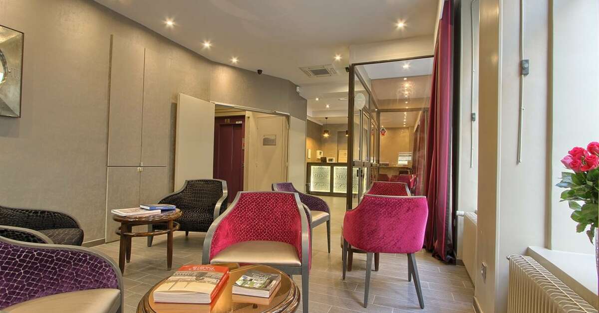 Een foto van het interieur van Hotel Villa Margaux