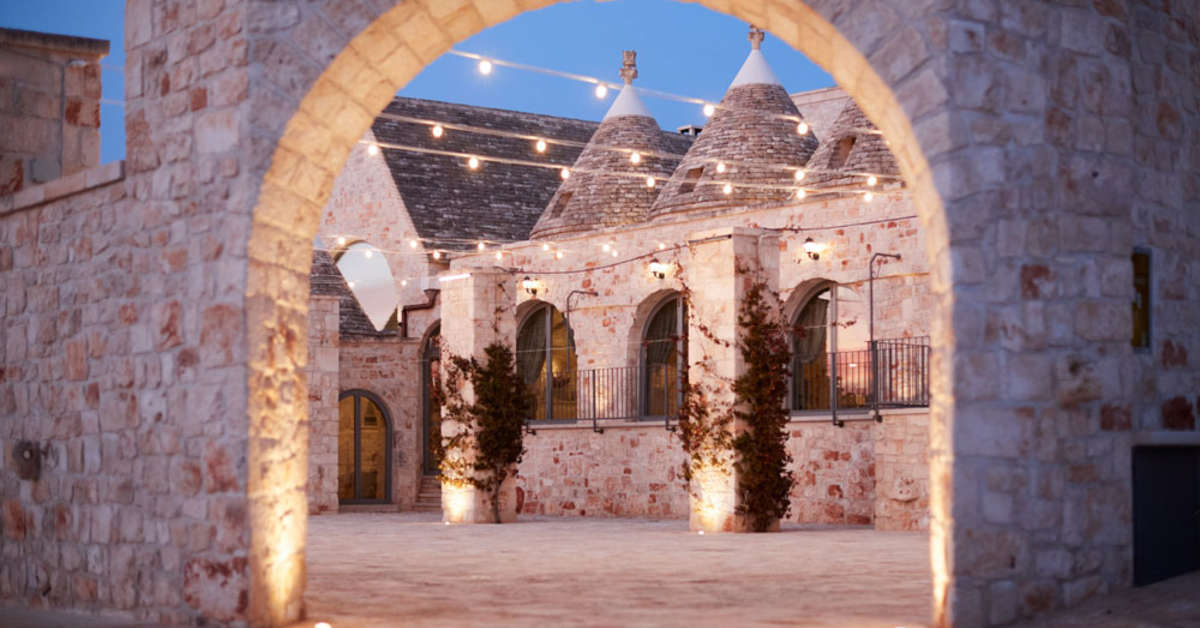 Een foto van de buitenkant van Masseria Grieco