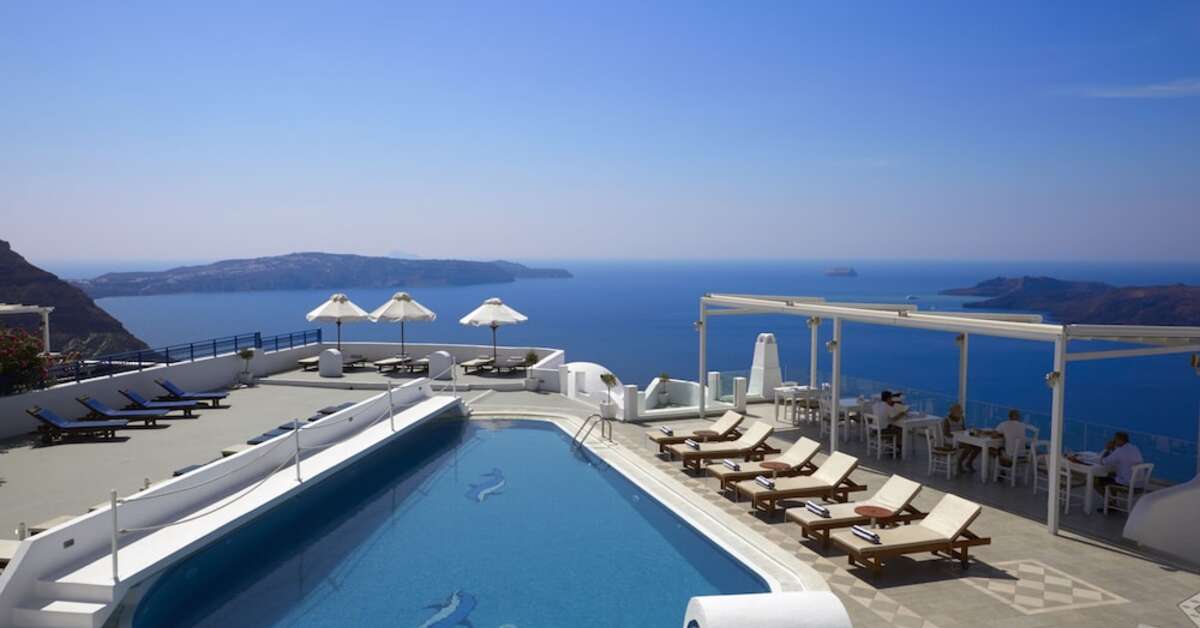 Een foto van het zwembad bij Volcano View Hotel