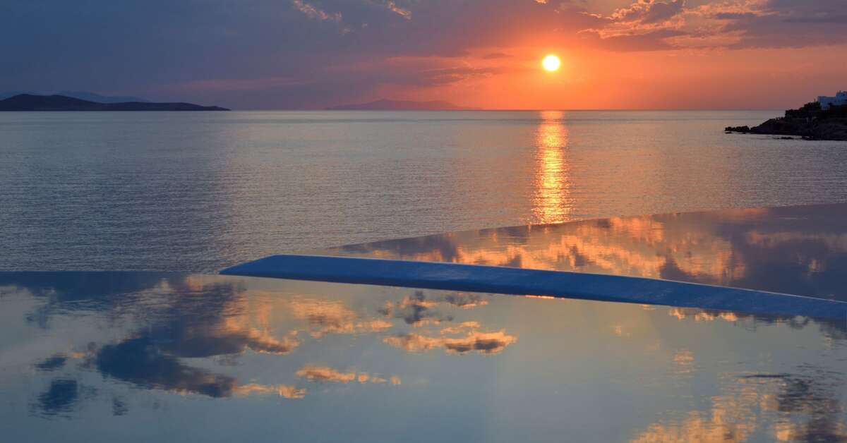 Een foto van het zwembad bij Anax Resort & Spa